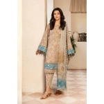 Pakistani clothing brands Maria B M. Basics Unstitched Eid II Lawn 25’, unstitched 3-piece lawn suit, MB-D-09B, front