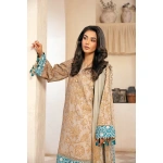 Pakistani clothing brands Maria B M. Basics Unstitched Eid II Lawn 25’, unstitched 3-piece lawn suit, MB-D-09B, front shirt