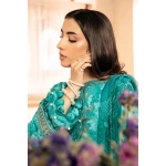 Pakistani clothing brands Maria B M. Basics Unstitched Eid II Lawn 25’, unstitched 3-piece lawn suit, MB-D-10a, front