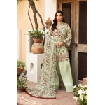 Pakistani clothing brands Maria B M. Basics Unstitched Eid II Lawn 25’, unstitched 3-piece lawn suit, MB-D-12b, front