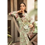 Pakistani clothing brands Maria B M. Basics Unstitched Eid II Lawn 25’, unstitched 3-piece lawn suit, MB-D-12b, shirt and dupatta