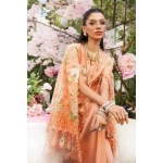 Maria B M. Prints Unstitched Eid II 2025’ “MPT-2602-A”, 3-piece Pakistani designer lawn suits in the UK- Zee Collections. FRONT SHIRT