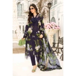 Maria B M. Prints Unstitched Eid II 2025’ “MPT-2602-b”, 3-piece Pakistani designer lawn suits in the UK- Zee Collections. FRONT