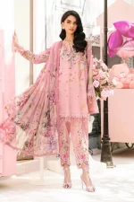 Pakistani clothing brands Maria B M.Prints Unstitched Eid II 2025’, 3-piece lawn suit, MPT-2603-B, front