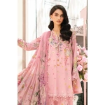 Pakistani clothing brands Maria B M.Prints Unstitched Eid II 2025’, 3-piece lawn suit, MPT-2603-B, front shirt