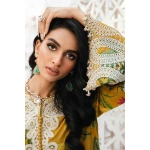 Shop “MPT-2604-B” Maria B M. Prints Unstitched Eid II 2025’, 3-piece Pakistani designer lawn suits for the summer season in the UK- Zee Collections. sleeves and neck design