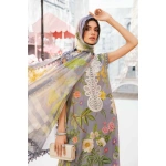 Pakistani clothing brands Maria B M.Prints Unstitched Eid II 2025’, 3-piece lawn suit, MPT-2604-A, front SHIRT AND DUPATTA