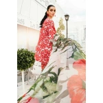 Pakistani clothing brands Maria B M.Prints Unstitched Eid II 2025’, 3-piece lawn suit, MPT-2606-B, back