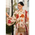 Maria B M. Prints Unstitched Eid II 2025’ “MPT-2607-A”, 3-piece Pakistani designer lawn suits in the UK- Zee Collections. SLEEVES