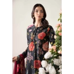 Maria B M. Prints Unstitched Eid II 2025’ “MPT-2607-B”, 3-piece Pakistani designer lawn suits in the UK- Zee Collections. FRONT shirt