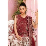 Maria B M. Prints Unstitched Eid II 2025’ “MPT-2608-a”, 3-piece Pakistani designer lawn suits in the UK- Zee Collections. FRONT shirt