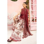 Maria B M. Prints Unstitched Eid II 2025’ “MPT-2608-a”, 3-piece Pakistani designer lawn suits in the UK- Zee Collections. salwar kameez and dupatta
