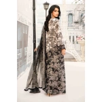 Maria B M. Prints Unstitched Eid II 2025’ “MPT-2608-B”, 3-piece Pakistani designer lawn suits in the UK- Zee Collections. back