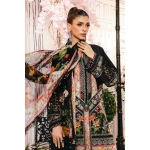 Pakistani clothing brands Maria B M.Prints Unstitched Eid II 2025’, 3-piece lawn suit, MPT-2610-B, front kameez and dupatta