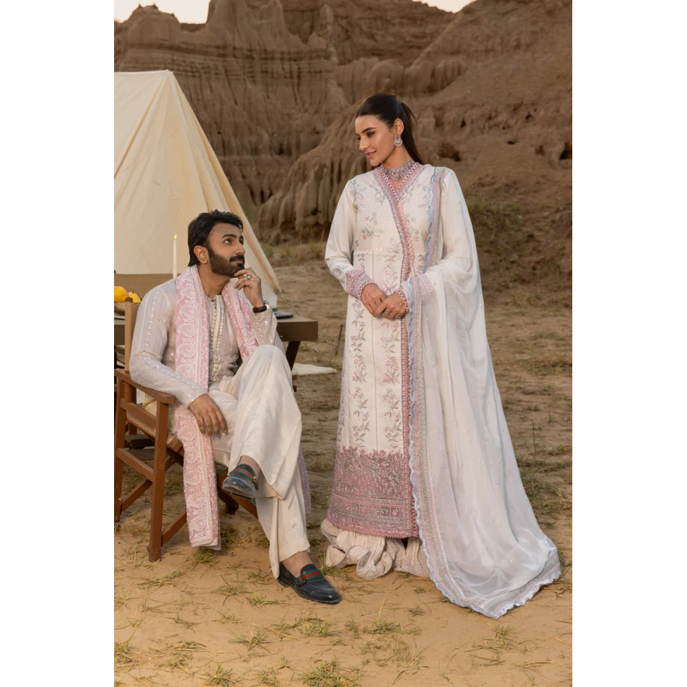 Rang Rasiya Premium Eid Collection 2025 | Haya, 3-piece Pakistani designer lawn suits in the UK- Zee Collections.