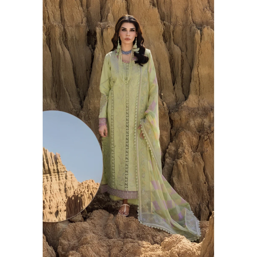 Rang Rasiya Premium Eid Collection 2025 | Rania, 3-piece Pakistani designer lawn suits in the UK- Zee Collections. FRONT