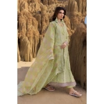 Rang Rasiya Premium Eid Collection 2025 | Rania, 3-piece Pakistani designer lawn suits in the UK- Zee Collections. side look