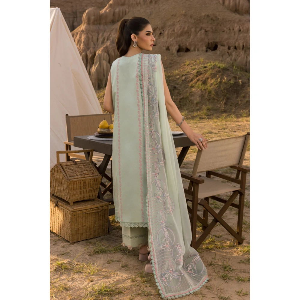 Rang Rasiya Premium Eid Collection 2025 | Nadine, 3-piece Pakistani designer lawn suits in the UK- Zee Collections. back
