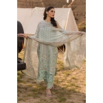 Rang Rasiya Premium Eid Collection 2025 | Nadine, 3-piece Pakistani designer lawn suits in the UK- Zee Collections. FRONT kameez and dupatta