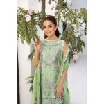 Pakistani clothing brands Sobia Nazir PK Vital Collection 2025, unstitched 3-piece lawn embroidered suit, Design 12a, front shirt embroidery