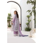 Pakistani clothing brands Sobia Nazir PK Vital Collection 2025, unstitched 3-piece lawn embroidered suit, Design 12b, back