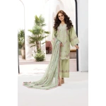 Pakistani clothing brands Sobia Nazir PK Vital Collection 2025, unstitched 3-piece lawn embroidered suit, Design 1A, front