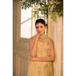 Pakistani clothing brands Sobia Nazir PK Vital Collection 2025, unstitched 3-piece lawn embroidered suit, Design 1B, front kameez design