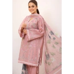 Pakistani clothing brands Sobia Nazir PK Vital Collection 2025, unstitched 3-piece lawn embroidered suit, Design 2a, shirt and sleews design