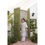 Pakistani clothing brands Sobia Nazir PK Vital Collection 2025, unstitched 3-piece lawn embroidered suit, Design 2b