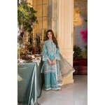 Pakistani clothing brands Sobia Nazir PK Vital Collection 2025, unstitched 3-piece lawn embroidered suit, Design 3a, salwar kameez and dupatta