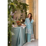 Pakistani clothing brands Sobia Nazir PK Vital Collection 2025, unstitched 3-piece lawn embroidered suit, Design 3a