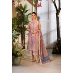 Pakistani clothing brands Sobia Nazir PK Vital Collection 2025, unstitched 3-piece lawn embroidered suit, Design 3b, front