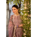 Pakistani clothing brands Sobia Nazir PK Vital Collection 2025, unstitched 3-piece lawn embroidered suit, Design 3b, shirt embroidery