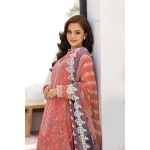 Pakistani clothing brands Sobia Nazir PK Vital Collection 2025, unstitched 3-piece lawn embroidered suit, Design 4a, shirt