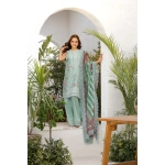 Pakistani clothing brands Sobia Nazir PK Vital Collection 2025, unstitched 3-piece lawn embroidered suit, Design 4b