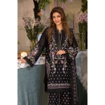 Pakistani clothing brands Sobia Nazir PK Vital Collection 2025, unstitched 3-piece lawn embroidered suit, Design 5a, front shirt embroidery