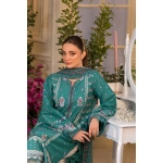 Pakistani clothing brands Sobia Nazir PK Vital Collection 2025, unstitched 3-piece lawn embroidered suit, Design 6a, front shirt embroidery