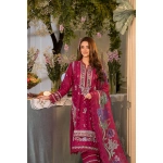Pakistani clothing brands Sobia Nazir PK Vital Collection 2025, unstitched 3-piece lawn embroidered suit, Design 7b, front shirt and dupatta