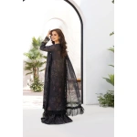 Pakistani clothing brands Sobia Nazir PK Vital Collection 2025, unstitched 3-piece lawn embroidered suit, Design 8a, back