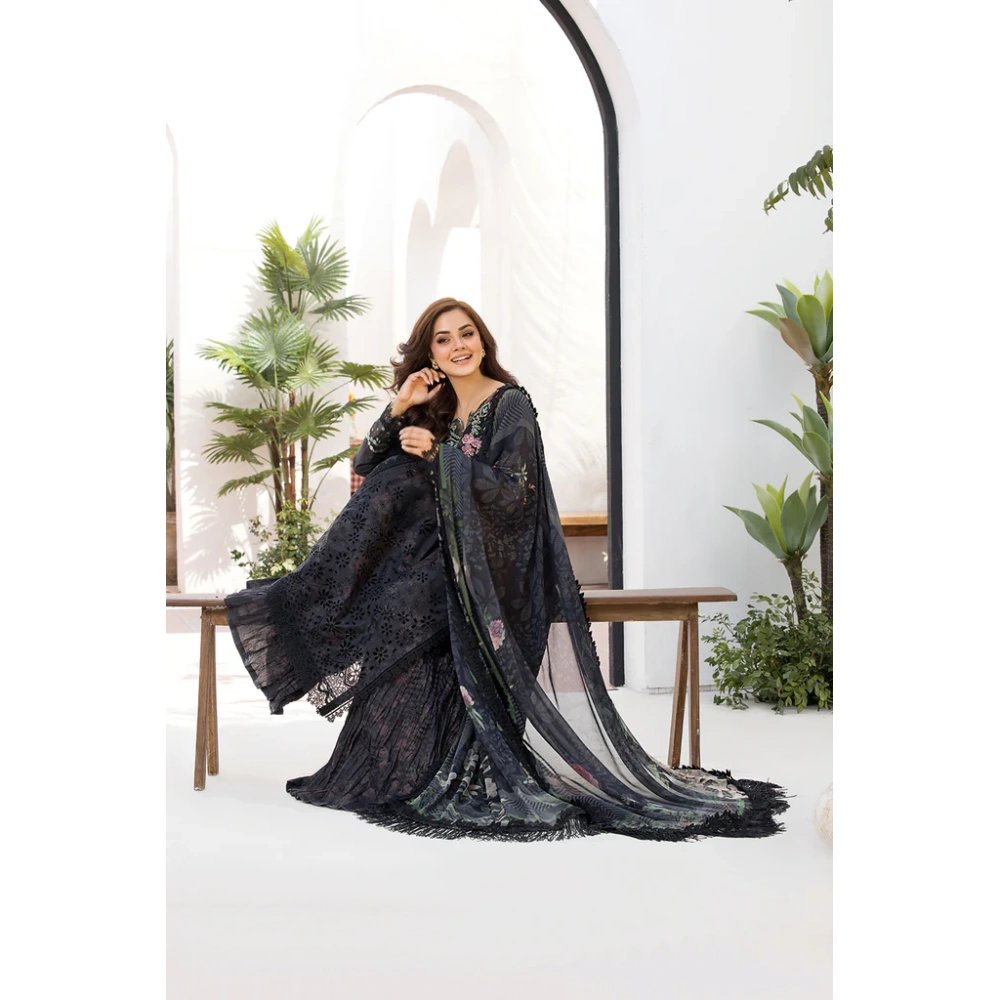 Pakistani clothing brands Sobia Nazir PK Vital Collection 2025, unstitched 3-piece lawn embroidered suit, Design 8a, salwar kameez and dupatta
