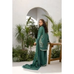 Pakistani clothing brands Sobia Nazir PK Vital Collection 2025, unstitched 3-piece lawn embroidered suit, Design 9b, back
