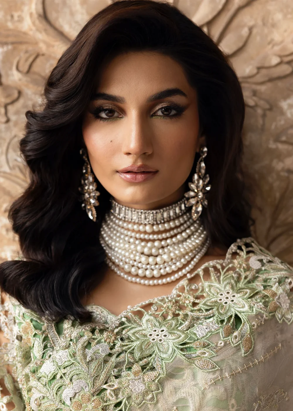 Sardinia Unstitched Chiffon Saree-1107-Layla, Pakistani designer clothes in the UK- Zee Collections, saree border