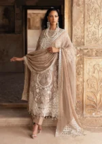 Sardinia-1103-Divani Unstitched Chiffon Edits, Pakistani designer clothes in the UK- Zee Collections, front