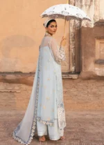 Sardinia-1104-Feroza Unstitched Chiffon Edits, Pakistani designer clothes in the UK- Zee Collections, side look