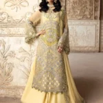 Sardinia 1101-haseena Unstitched Chiffon Suit - Zee Collections, front