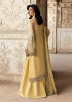 Sardinia-1101-haseena Unstitched Chiffon Edits, Pakistani designer clothes in the UK- Zee Collections, back style