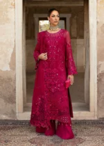 Sardinia-1102-meera Unstitched Chiffon Edits, Pakistani designer clothes in the UK- Zee Collections, front