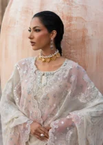 Sardinia Unstitched 3-Piece Embroidered Chiffon Suits-1106-Zohra, 3-piece Pakistani designer clothes in the UK- Zee Collections, front neck