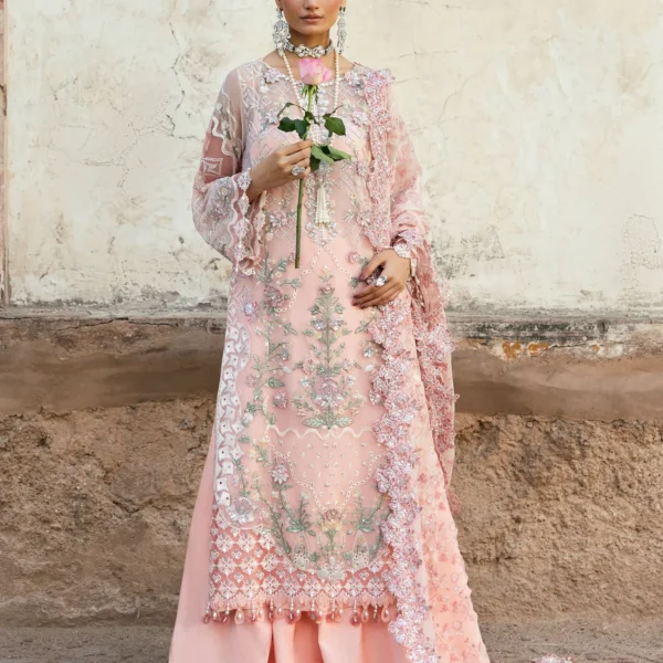 Sardinia Unstitched 3-Piece Embroidered Chiffon Suits-1108-Sassi, 3-piece Pakistani designer clothes in the UK- Zee Collections, front