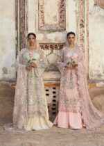 Sardinia Unstitched 3-Piece Embroidered Chiffon Suits-1108-Sassi, 3-piece Pakistani designer clothes in the UK- Zee Collections, front, two different styles to wear